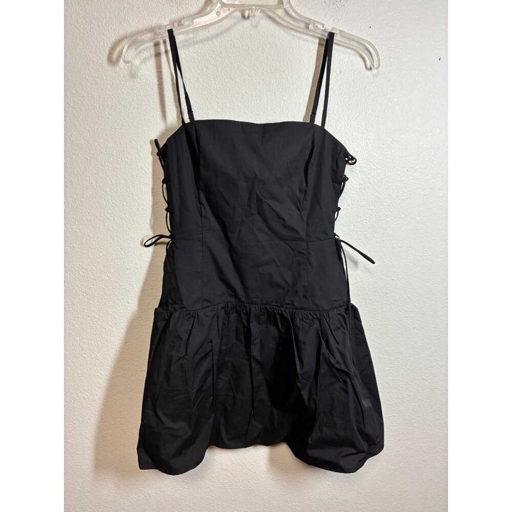 New West of Melrose Dress Boho Party Summer Casual Black Size Small